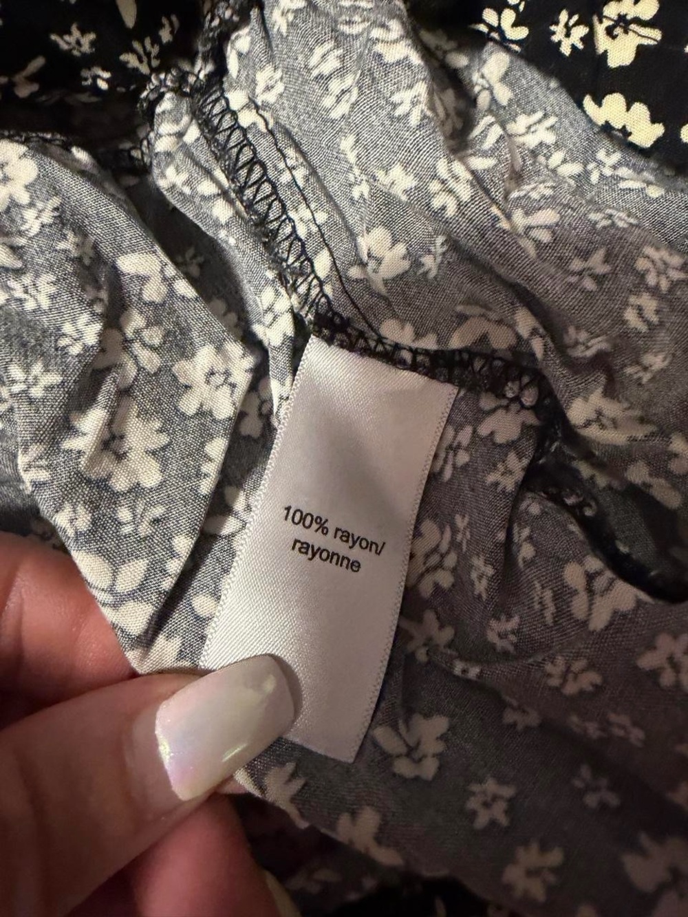Maurices Black Floral Open Front Cardigan - Picture 4 of 4